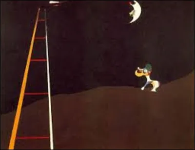 Datant de 1926, ''Chien aboyant à la lune'' est une toile surréaliste. Quel artiste a peint ce tableau ?