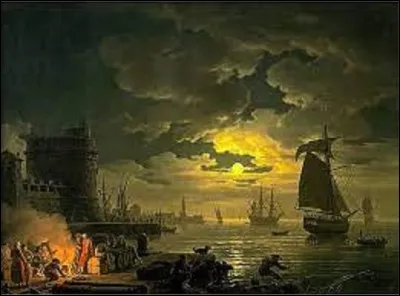 ''Entrée du port de Palerme au clair de lune'', est un tableau qui a été exécuté en 1769. Quel peintre, surtout spécialisé dans les marines et les paysages, a réalisé cette toile ?
