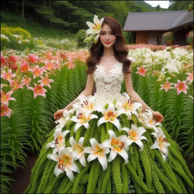 Nous vous présentons à présent, une pièce colorée et féminine dont l'apparence est :