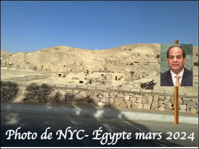 Quel est le nom du président actuel de la république arabe d'Égypte, élu pour la troisième fois le 12 décembre 2023 ?