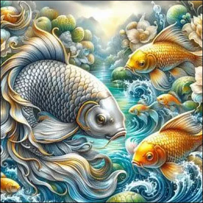 De ces trois poissons, lequel a les deux yeux du même côté ?