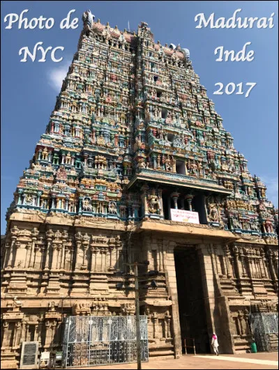 Quel et ce temple dravidien situé à Madurai au Tamil Nadu en Inde, consacré à l'avatar de la déesse hindoue Pârvatî ?