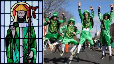La Saint Patrick est fêtée le 17 mars.