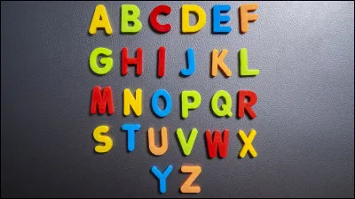 Où est la première lettre de ton prénom ?