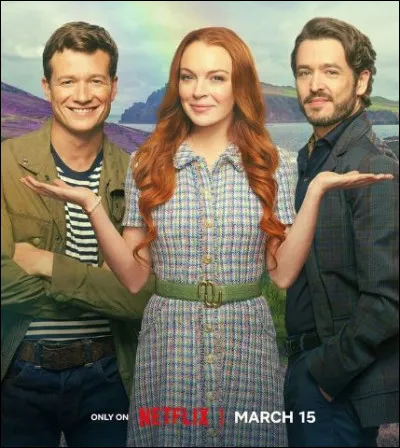 Et ce poster ? Il représente un film Netflix avec l'actrice Lindsay Lohan qui interprète le personnage de Maddie.