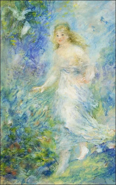 Quel peintre français célèbre a illustré ainsi "Le Printemps" ?