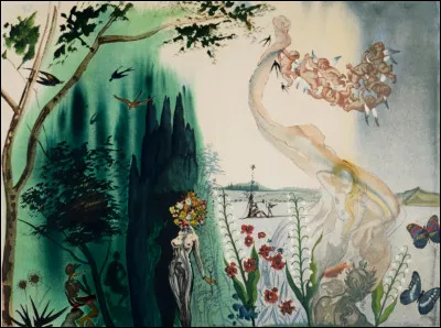 À qui appartient cette lithographie intitulée "Le Printemps" ?