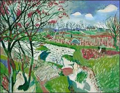 Qui a représenté "Les Vignes au printemps" ?