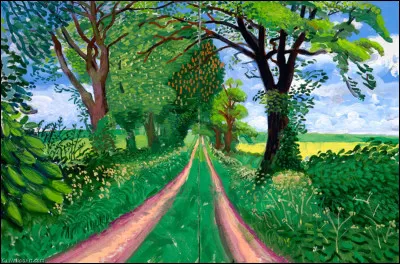 Il a intitulé son uvre "Tunnel de printemps tardif", qui est ce peintre ?