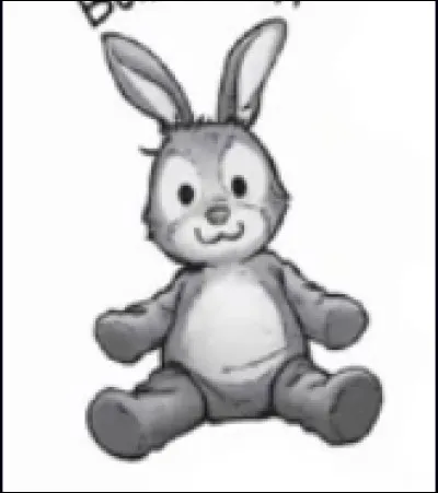 Quel est le nom anglais de Lapinou le doudou de Amy ?