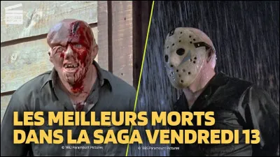 "Vendredi 13" est une série de films d'horreur.