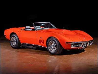 Quelle est l'année de cette Corvette ?