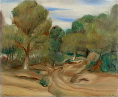 Qui a peint "La Pinède aux environs de Sait-Cyr-sur-Mer ?