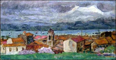 Voici encore Saint-Tropez par le peintre :