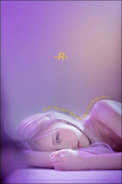 Laquelle de ces chansons solos de Rosé fait partie d'un album de BLACKPINK ?