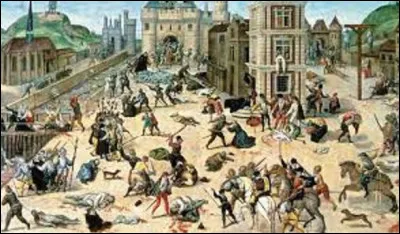Déclenchée à Paris le 24 août, la saint Barthélémy voit le massacre de milliers de protestants par des catholiques. Avant ou après 1562 ?