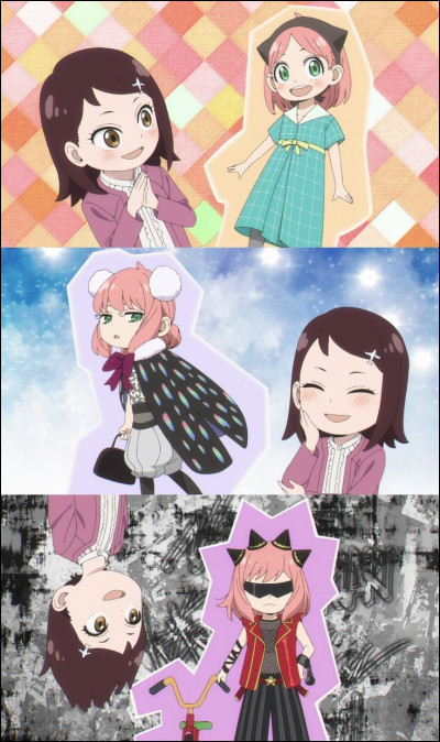 Qui est le personnage aux cheveux bruns ?