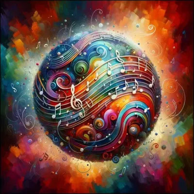 Les paroles étaient "On voyait un anneau sur ses pieds nus prêt à faire le tour de la Terre... Kiss me..."