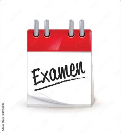 Tu as un examen demain, que fais-tu ?