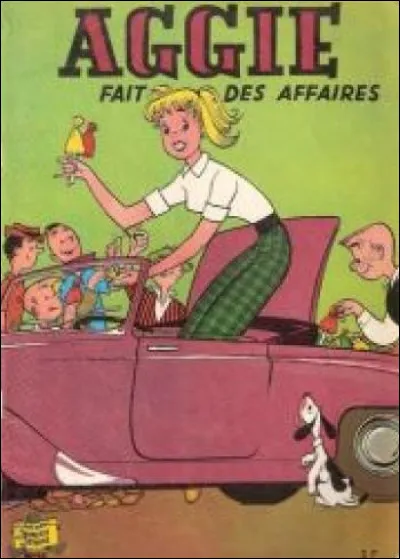 Quel est le nom de famille de « Aggie », petite Américaine de BD créée en 1946 ?