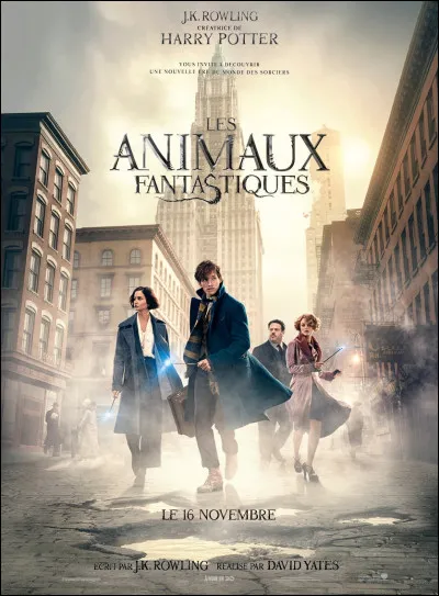 "Les Animaux fantastiques" est un film écrit par J.K. Rowling.