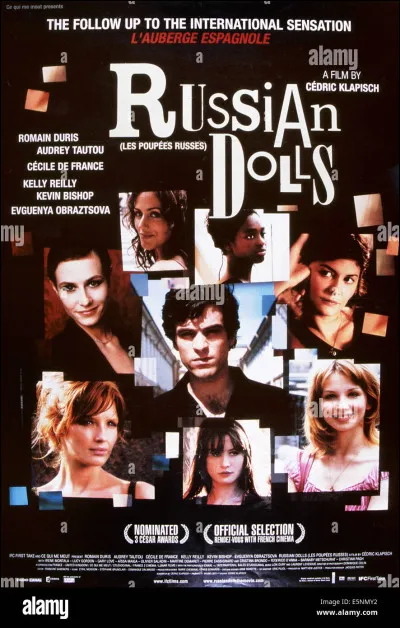 "Les Poupées russes" est un long-métrage joué par Romain Duris.