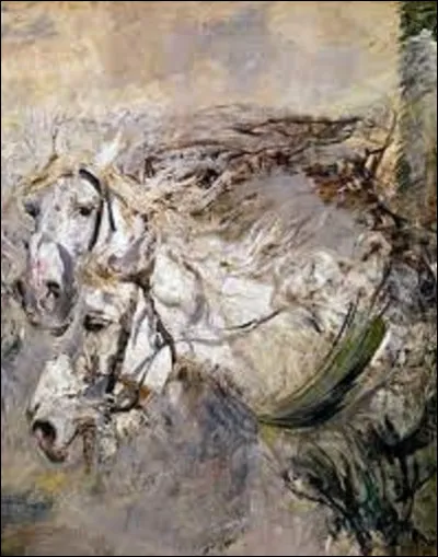 De ces trois peintres, lequel a réalisé cette toile intitulée ''Deux Chevaux blancs'', entre 1881 et 1886 ?