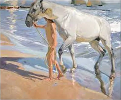 En 1909, quel postimpressionniste a réalisé ce tableau nommé ''Le Bain du cheval'' ?
