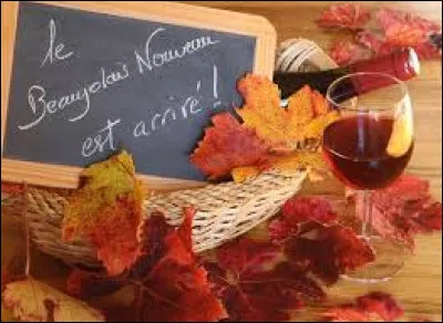 Quand fête-t-on le Beaujolais nouveau ?