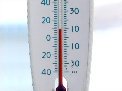 Comment s'appelle l'engin avec lequel on prend la température ?