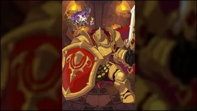 Il aurait dû mieux choisir son armure pour ne pas être confondu...