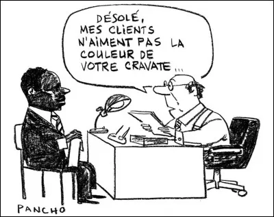 Est-ce systématiquement une discrimination de refuser un emploi à une personne à cause de sa couleur de peau ?
