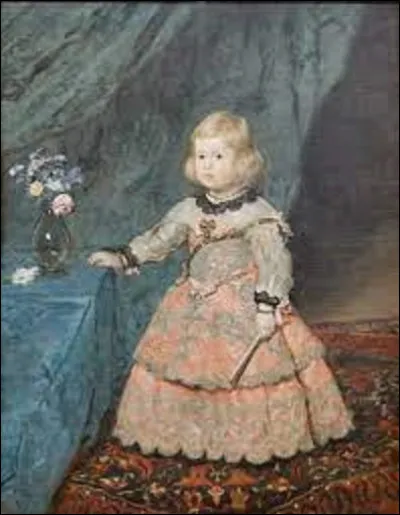''L'Infante Marguerite en robe rose'' est une toile baroque peinte entre 1653 et 1654. Quel artiste espagnol a réalisé le portrait de cet enfant ?