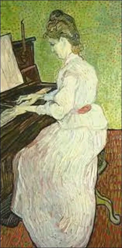 En juin 1890, quel postimpressionniste a réalisé cette toile intitulée ''Marguerite Gachet au piano'' ?