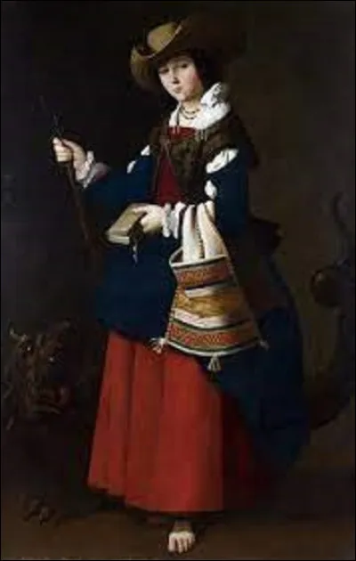 À quel baroque espagnol doit-on ce tableau intitulé ''Sainte Marguerite'', en 1631 ?