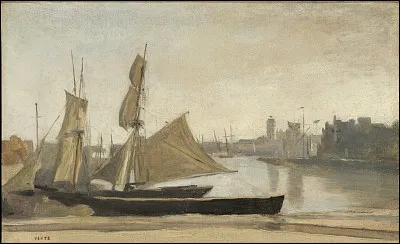 Qui a peint "Dunkerque, les remparts et la porte d'entrée du port" ?