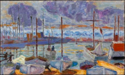 Qui a peint "Le port de Cannes" ?