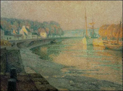Qui a peint "Le port, Landerneau" ?