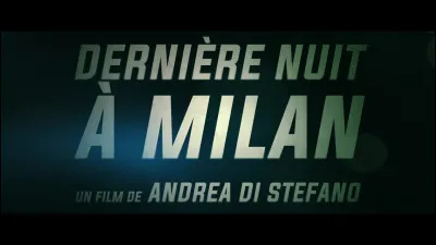 Pierfrancesco Favoni est l'interprète principal du film "Dernière nuit à Milan".