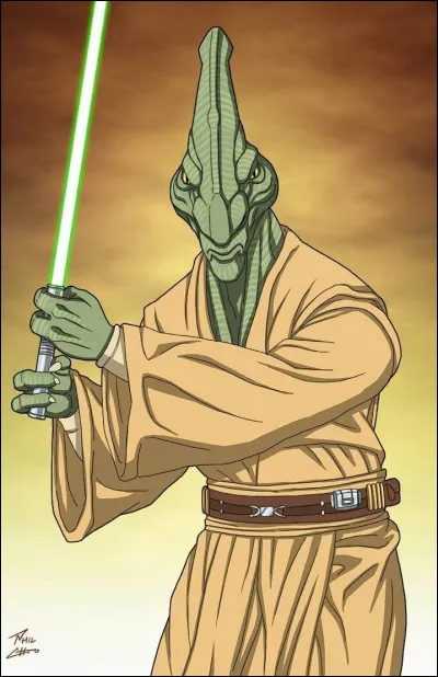 Qui est le maître Jedi tué par Jango Fett dans l'arène de Geonosis ?