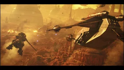 Que se passe-t-il lors de la fuite en vaisseau de Obi-Wan et Anakin sur Geonosis ?