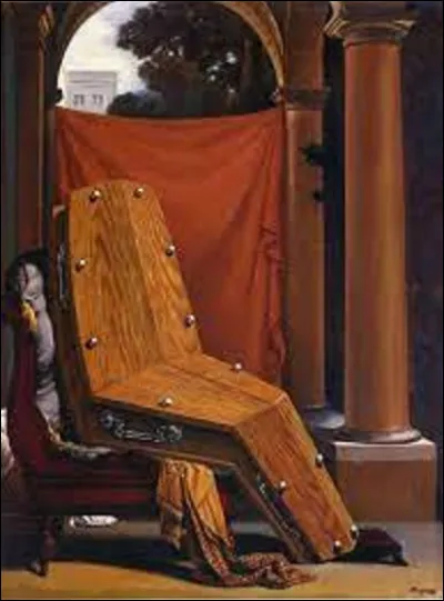 Exécuté en 1950, ''Perspective Madame Récamier II'' est une huile sur toile surréaliste. Quel artiste a peint ce tableau ?