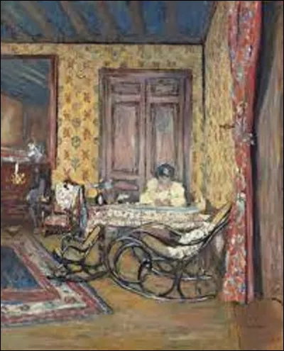 Parmi ces trois nabis, lequel a exécuté, en 1902, cette huile sur toile nommée ''L'Intérieur avec le fauteuil à Bascule'' ?