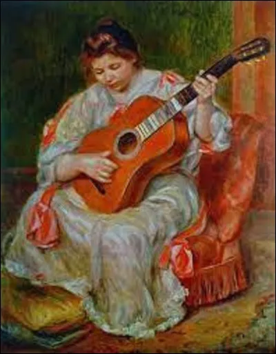 Et on clôt notre voyage pictural en cherchant un impressionniste. De ces trois artistes, lequel a réalisé, en 1897, ce tableau nommé ''Femme jouant de la guitare'' ?