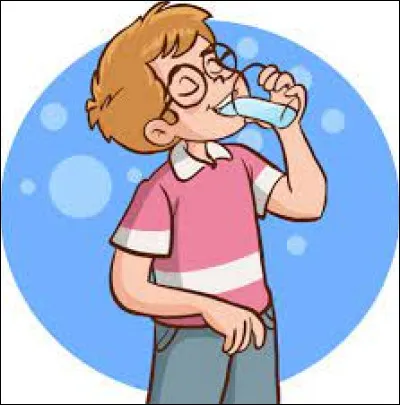 Boire un verre d'eau très vite, sans respirer ! C'est un "remède de grand-mère" pour faire passer le [...] !