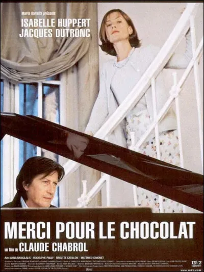 Dans le film "Merci pour le chocolat", Jeanne est une amatrice de...