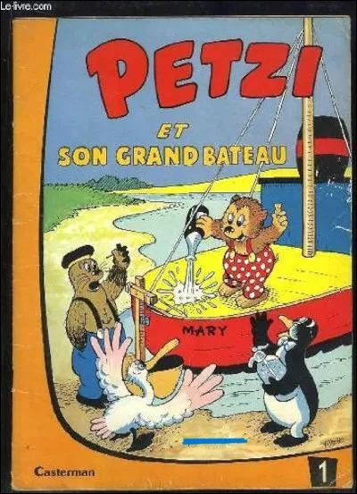 De quelle origine est la série animalière de BD ''Petzi'' ?