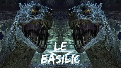 Quelle arme utilises-tu s'il y a un Basilic ?