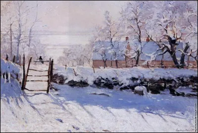 Qui est le peintre impressionniste, auteur de ce tableau intitulé ''La Pie'' ?