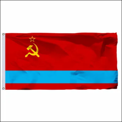 À quel ancien Etat soviétique appartenait ce drapeau ?